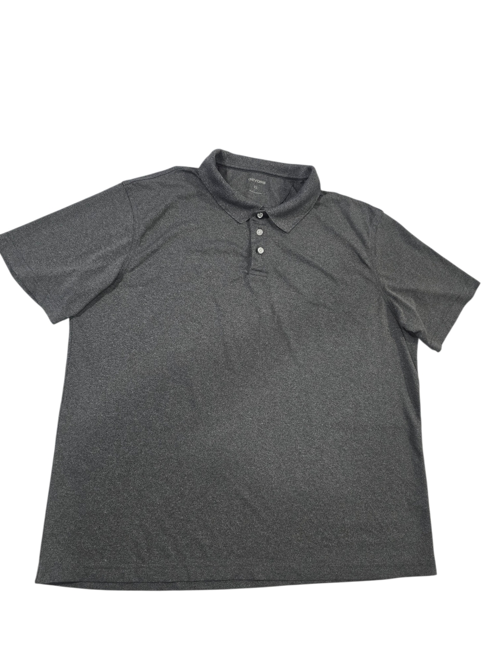 DEVOPS Men's Grey Polo Shirt - Short Sleeve - Size XL